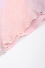 Recess Los Angeles Vintage Judy Hornby Silk Chiffon Sunset Sky Bias Dress