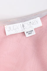 Recess Los Angeles Vintage Judy Hornby Silk Chiffon Sunset Sky Bias Dress