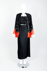 Vintage Floral Print Jacket Tank & Skirt Set by Judy Hornby Front at Recess