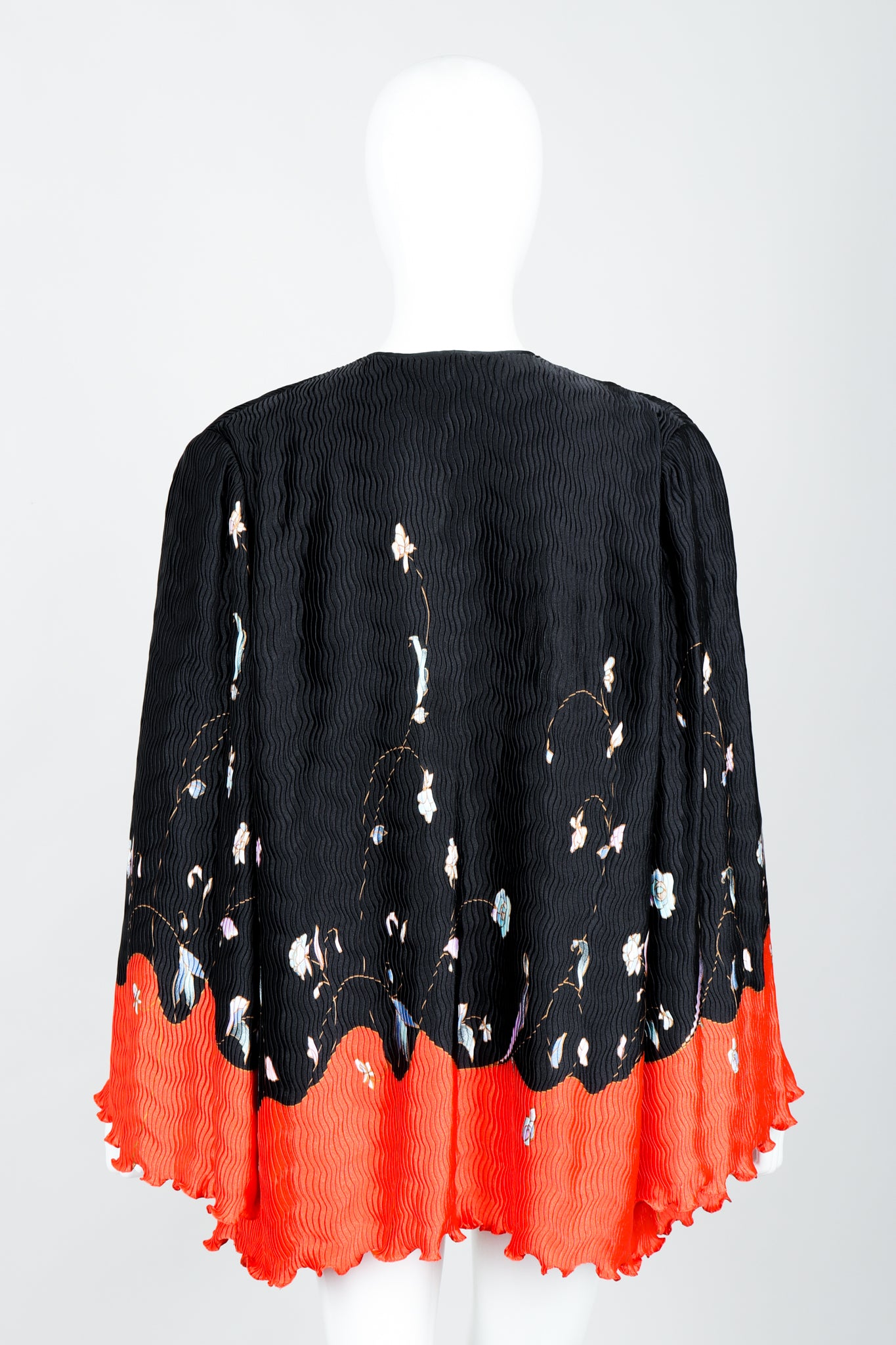 Vintage Floral Print Jacket Tank & Skirt Set by Judy Hornby Jacket Back at Recess
