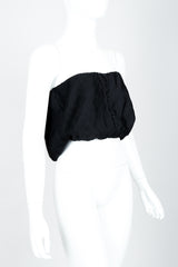 Vintage Floral Print Jacket Tank & Skirt Set by Judy Hornby Angle Front Top Crop at Recess