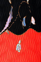 Vintage Floral Print Jacket Tank & Skirt Set by Judy Hornby Floral Print Detail at Recess