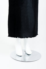 Vintage Floral Print Jacket Tank & Skirt Set by Judy Hornby Front Lettuce Edge Detail Skirt at Recess