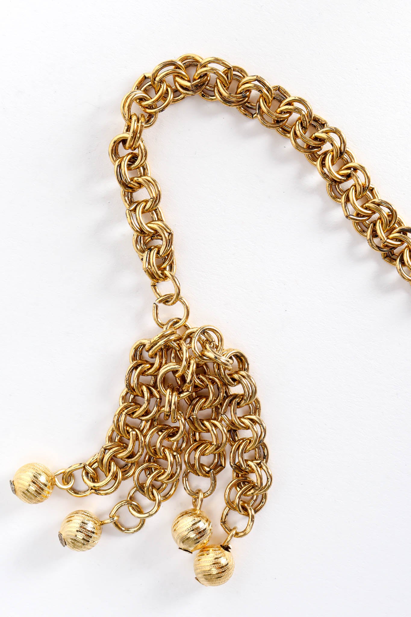 Vintage Julie Rubano Medusa Snake Bib Necklace rolo style link/cluster @ Recess Los Angeles