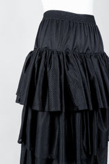 Vintage Junior Gaultier Sport Tiered Mesh Skirt waistband on Mannequin at Recess Los Angeles