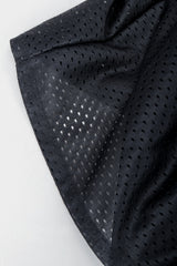 Vintage Junior Gaultier Sport Tiered Mesh Skirt perforated tricot mesh fabric