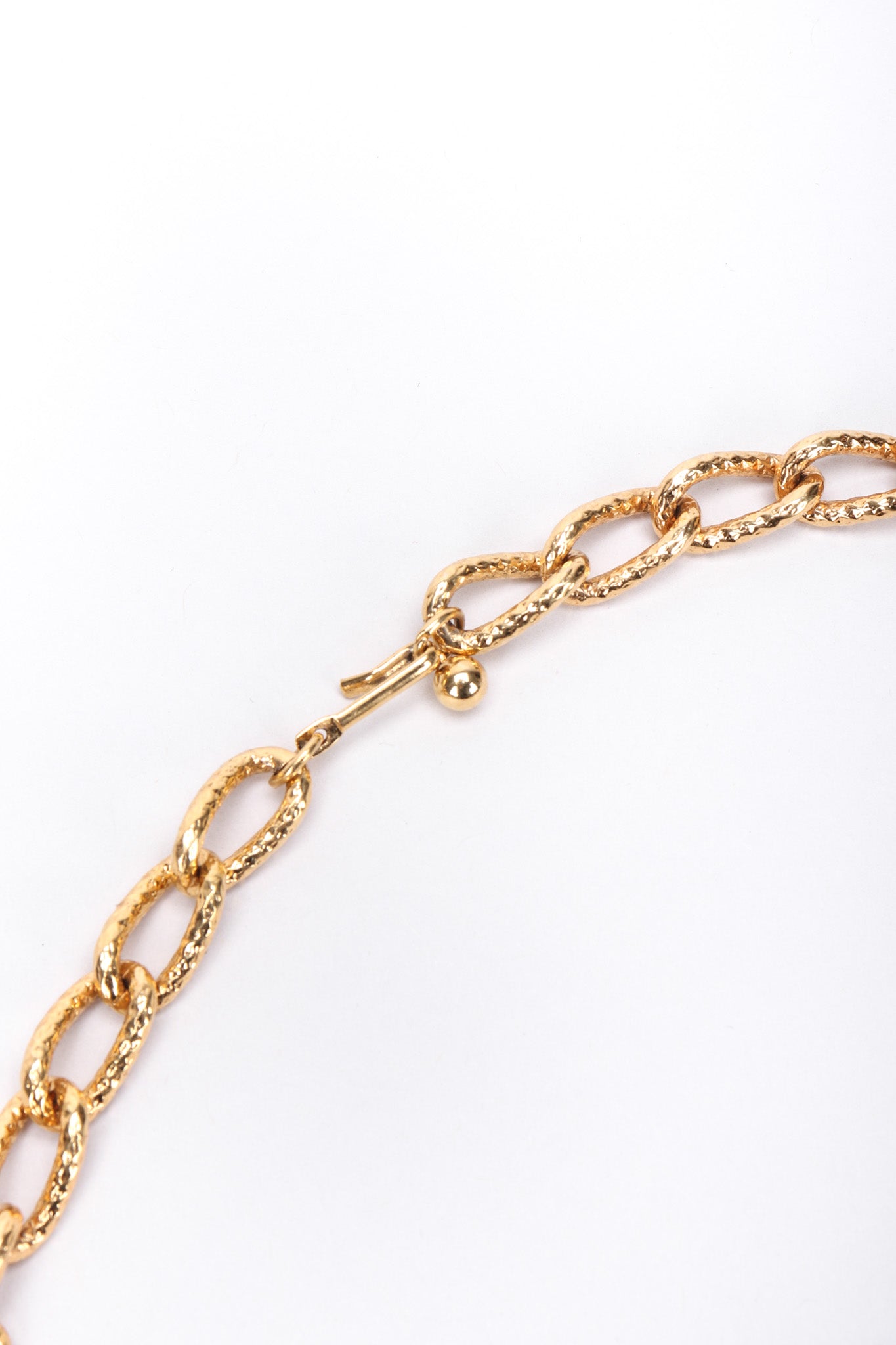 Recess Los Angeles Vintage Kenneth Jay Lane Avon Multicolor Jewel Ton Resin Gold Link Necklace Caprianti 
