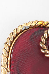 Recess Los Angeles Vintage Kalinger Baroque Bead Heart Drop Earrings