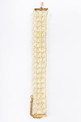 Recess Los Angeles Vintage Karl Lagerfeld Resin Frosted Cubes Chain Link Gold Collar Choker