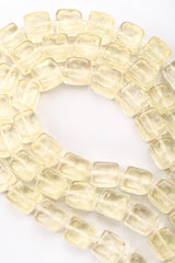 Recess Los Angeles Vintage Karl Lagerfeld Resin Frosted Cubes Chain Link Gold Collar Choker