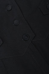 Recess Los Angeles Vintage Karl Lagerfeld Wool Vest Suiting Tuxedo Jumpsuit