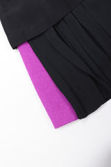Recess Los Angeles Vintage Karl Lagerfeld Radiant Orchid Bouclé Jacket & Pleated Skirt Set
