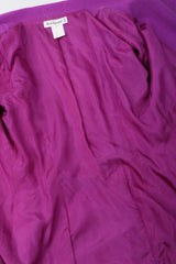Recess Los Angeles Vintage Karl Lagerfeld Radiant Orchid Bouclé Jacket & Pleated Skirt Set