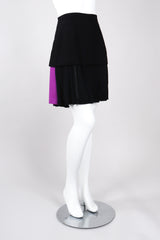 Recess Los Angeles Vintage Karl Lagerfeld Radiant Orchid Bouclé Jacket & Pleated Skirt Set