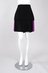 Recess Los Angeles Vintage Karl Lagerfeld Radiant Orchid Bouclé Jacket & Pleated Skirt Set