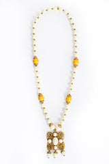 Vintage Kenneth Lane Filigree Bone Bead Layering Necklace at Recess Los Angeles