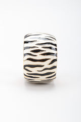 Recess Los Angeles Vintage Kenneth Jay Lane Zebra Enamel Cuff Bracelet