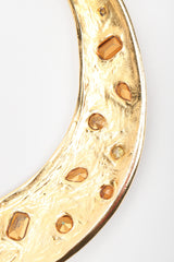 Recess Los Angeles Vintage Kenneth Jay Lane Gemstone Enamel Collar Plate Necklace