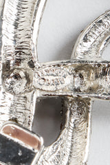 Vintage Kenneth Lane Signature Stamped Cartouche