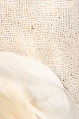 Vintage Kip Kirkendale Leather Fur Patchwork Jacket small pinholes on woven @ Recess LA