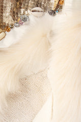 Vintage Kip Kirkendale Leather Fur Patchwork Jacket fur/applique close @ Recess LA