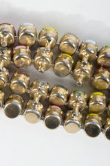 Vintage Kramer of New York Pastel Cadbury Egg Cuff Bracelet detached links