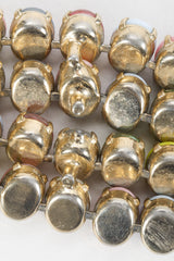 Vintage Kramer of New York Pastel Cadbury Egg Cuff Bracelet back side