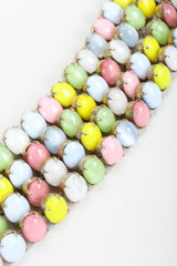 Vintage Kramer of New York Pastel Cadbury Egg Cuff Bracelet at Recess Los Angeles