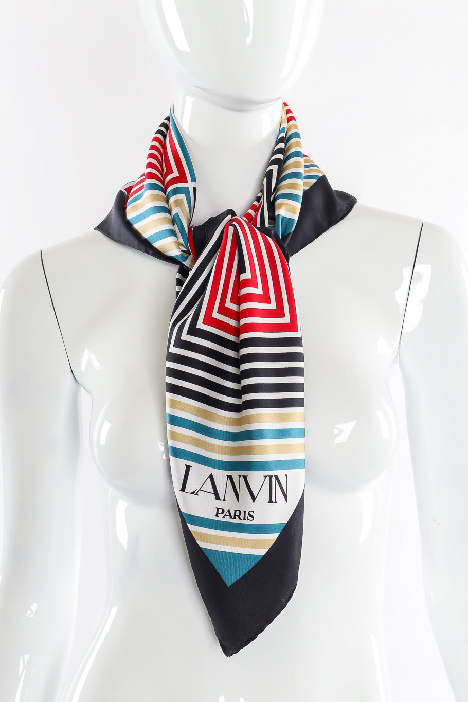 Vintage Lanvin Diamond Print Scarf – Recess