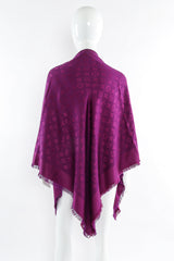 Louis Vuitton Oversized Monogram Scarf back view @recessla