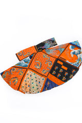 Vintage La Vetta Beverly Hills Patchwork Scarf Dress flat at Recess Los Angeles