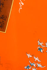 Vintage La Vetta Beverly Hills Patchwork Scarf Dress stain at Recess Los Angeles