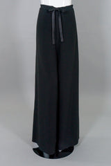 Karl Lagerfeld Vintage Silk Satin Smoking Jacket & Pant