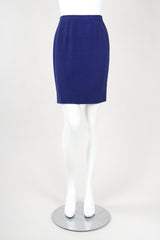 Recess Designer Consignment Vintage Karl Lagerfeld Bustier Bouclé Jacket & Skirt Suit Set Los Angeles Resale