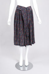 Recess Los Angeles Vintage Lanvin Silk Paisley Print Library Blouse & Skirt Set