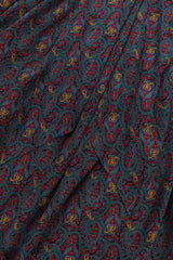 Recess Los Angeles Vintage Lanvin Silk Paisley Print Library Blouse & Skirt Set