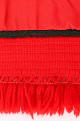 Vintage Lanvin Geo Ikat Print Dress hemline detail @ Recess LA