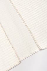 Recess Los Angeles Designer Consignment Vintage L'Artisan Du Liban Lebanese Striped Satin Seersucker Caftan Robe