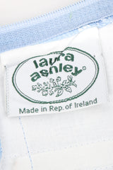 Recess Los Angeles Vintage Laura Ashley Polka Dot Broadcloth Strapless Cotton Ball Gown