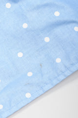 Recess Los Angeles Vintage Laura Ashley Polka Dot Broadcloth Strapless Cotton Ball Gown