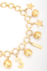 Recess Designer Consignment Vintage Escada Laurél Star Charm Globe 31 Collar Necklace Los Angeles Resale