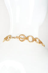 Recess Designer Consignment Vintage Escada Laurél Star Charm Globe 31 Collar Necklace Los Angeles Resale