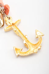 Recess Los Angeles Vintage Les Bernard Anchor Shell Mussel Charm Y Necklace