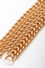 Recess Designer Consignment Vintage Les Bernard Greek Coin Chain Collar Pericles nepikahe Los Angeles Recycled Resale