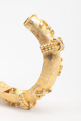 Recess Los Angeles Vintage Les Bernard Textured Anchor Cuff Bracelet