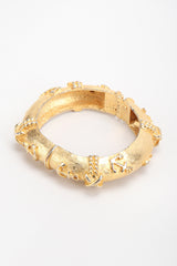 Recess Los Angeles Vintage Les Bernard Textured Anchor Cuff Bracelet