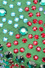 Recess Los Angeles Vintage Leslie James Rhinestone Pillbox Hat Millinery Jackie O