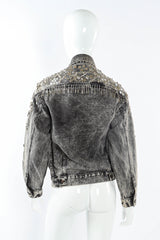 Vintage Levi's Electric Multi-Studded Denim Jacket full mannequin back @ Recess LA
