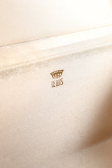 Lewis silver leather mini box bag designer name printed @recessla