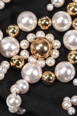 Recess Los Angeles Vintage Complice Off-The-Shoulder Pearl Explosion Stretch Tee Top